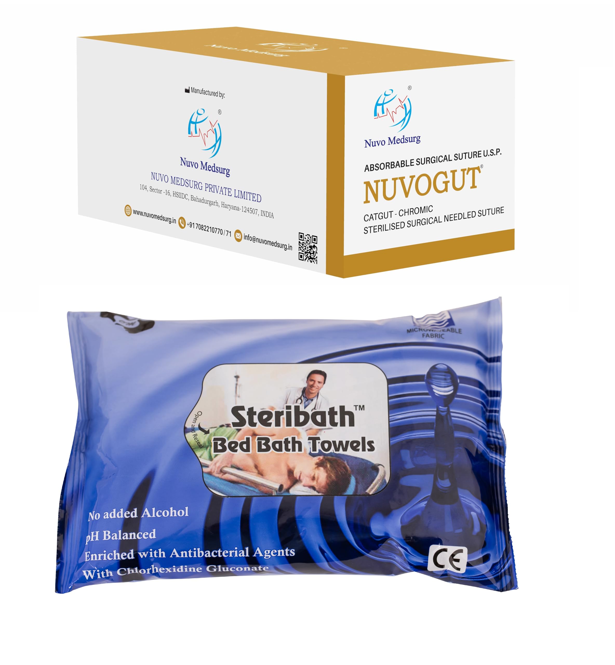 See full amazon price history chart for NUVO MEDSURG Sterile Absorbable Nuvogut Chromic Catgut Sutures (Code No NM4241) - Pack of 12 Foils NUVO MEDSURG Sterile Absorbable Nuvogut Chromic Catgut Sutures (Code No NM4241) - Pack of 12 Foils (B0D9BF81JH) Amazon Price History, Amazon Price Tracker