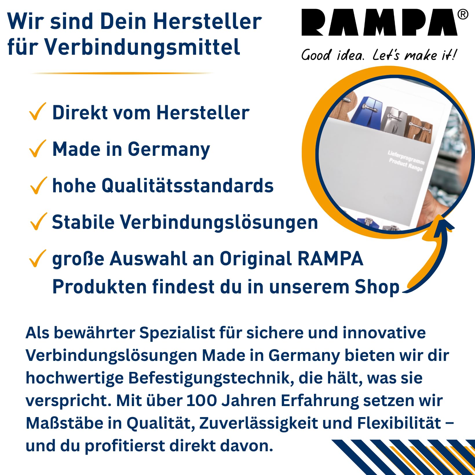 RAMPA Gewindemuffe Typ A, M16 x 30 mm, Stahl verzinkt, 10 Stück