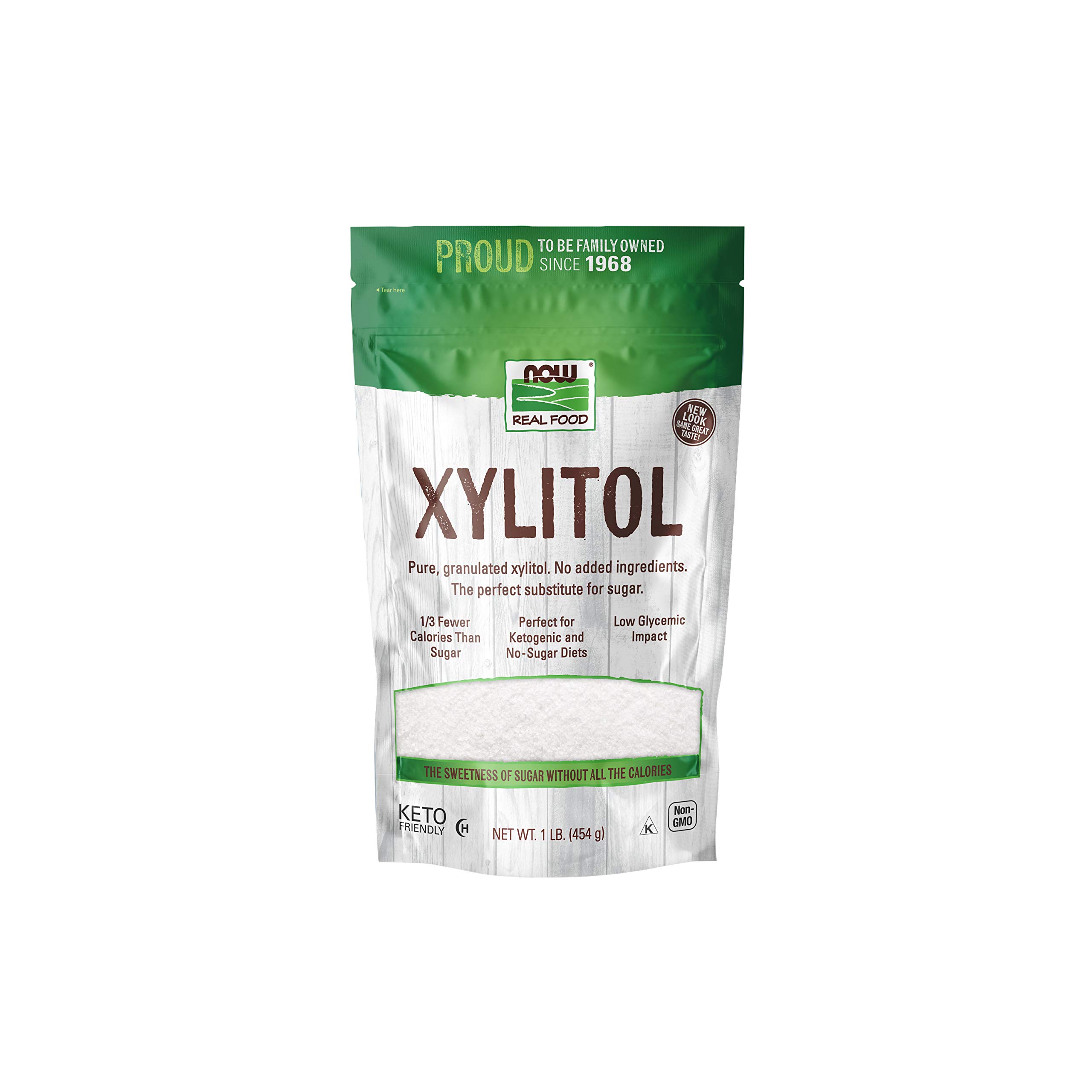 Buy NOW Foods, Xylitol, Pure with No Added Ingredients, KetoFriendly