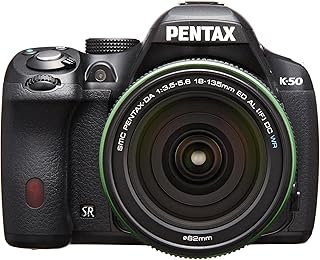 Pentax K-50 16MP Digital SLR with 18-135mm Lens (Black) - International Version
