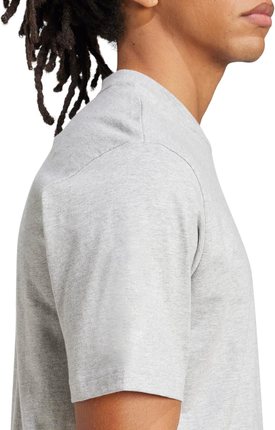 Adidas Mens Essentials Linear Single Jersey T-Shirt - Image 4