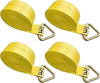 Vista 42 de Mega Cargo Control Correa de cabrestante negra de 3 pulgadas x 30 pies con anillo Delta, para transporte, construcción, madera, 1 paquete