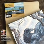 Da Vinci Pro Birch Wood Panel 1-5/8 Deep – 12x16 4-Pack - Fine Textured, Warp Resistant, Lightweight & Rigid – Perfect for Mounting Sanded Pastel or Watercolor Paper, Linen or Canvas