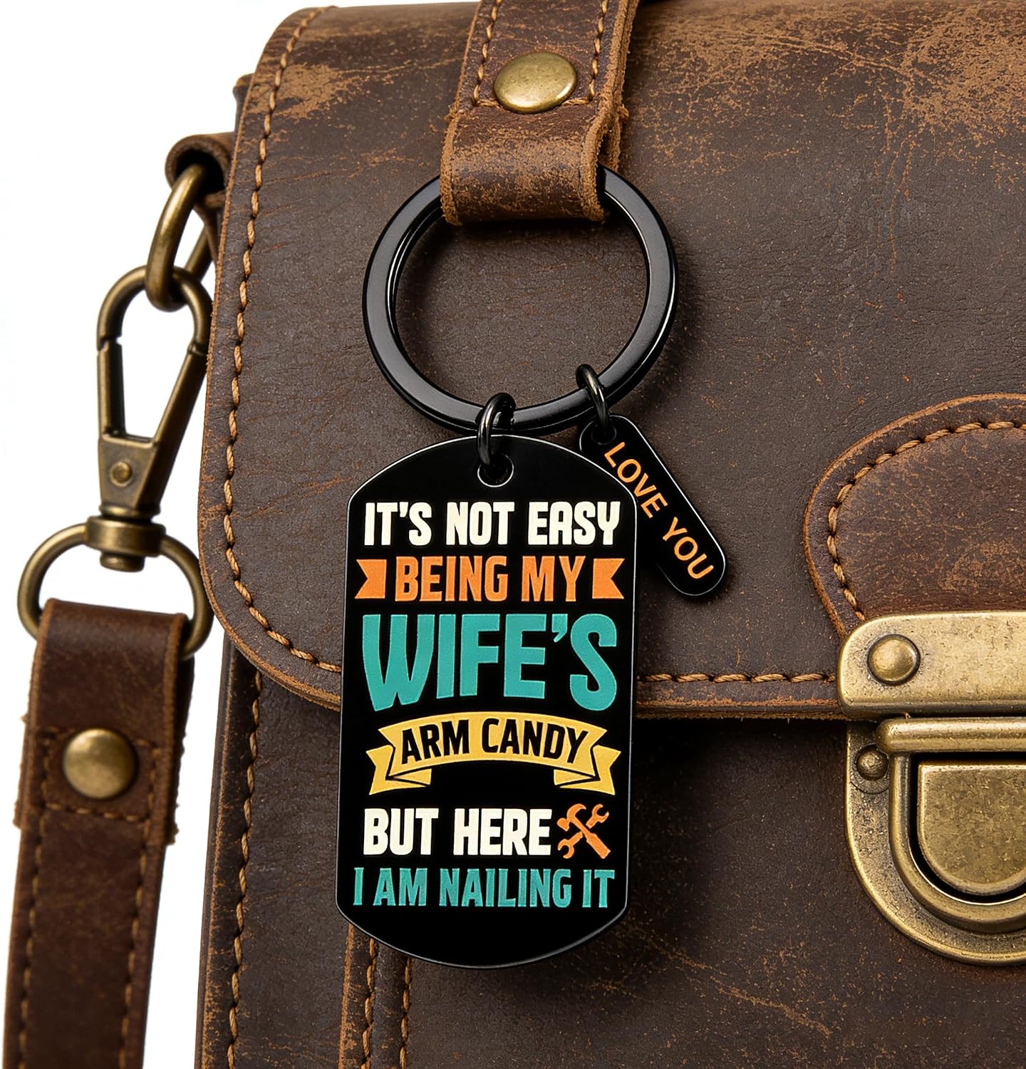 Husband Keychain For Sweetest Day Gifts From Wife For Husband Sight Gifts For Him Birthday I Love You Gift For Men Anniversary Funny