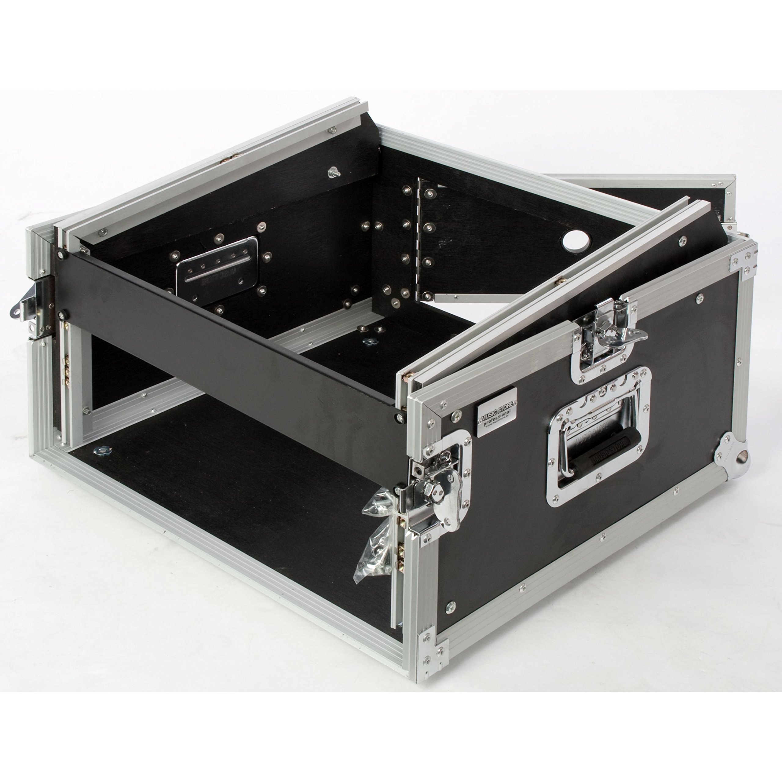 MUSIC STORE 19" Winkel Pro Case 10HE + 4HE mit Serviceklappe