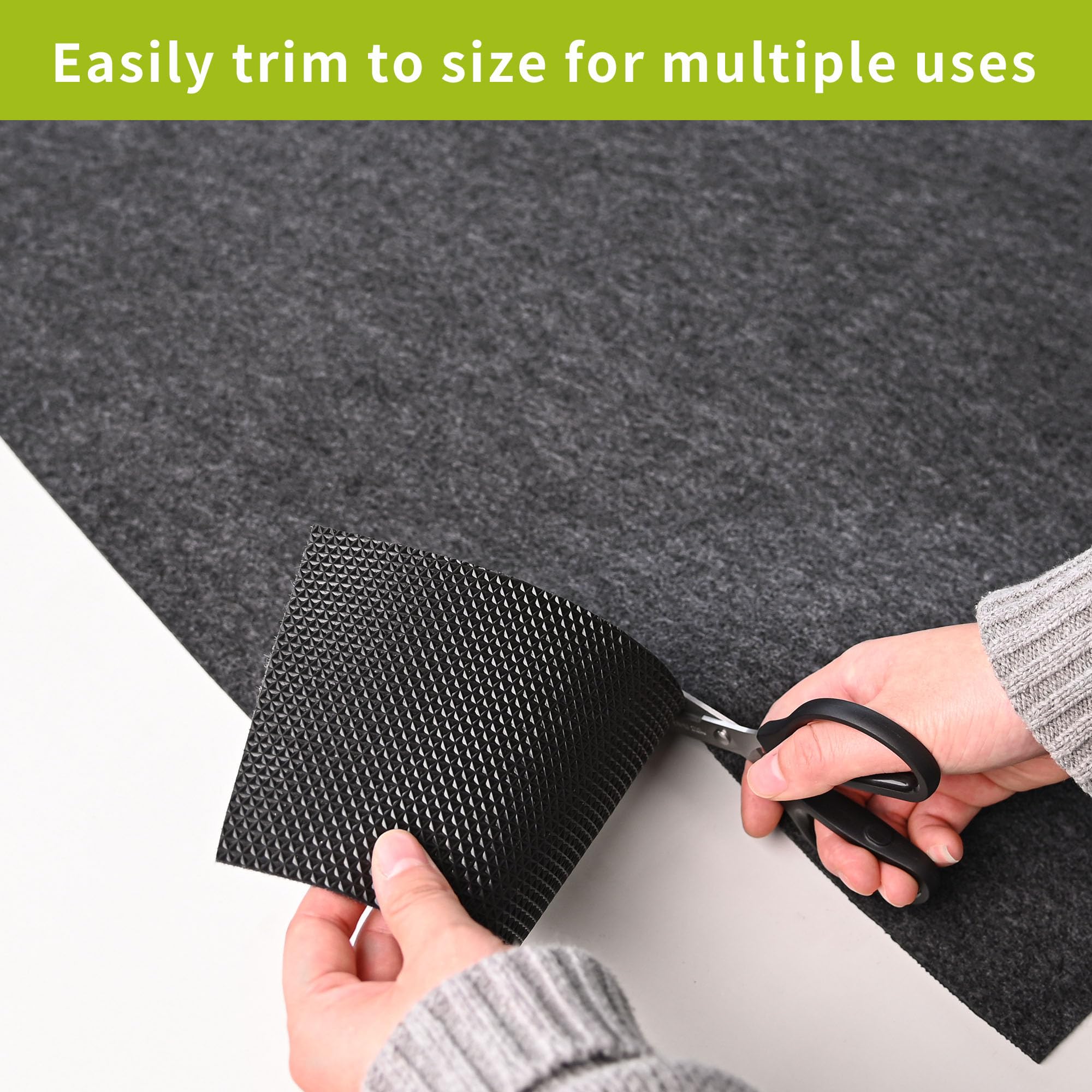 Tapete absorbente para derrames de aceite, 43.2 cm x 7'10.2 cm, para debajo del automóvil, protege la entrada de goteos, derrames, manchas, tapete de protección reutilizable y duradero con
