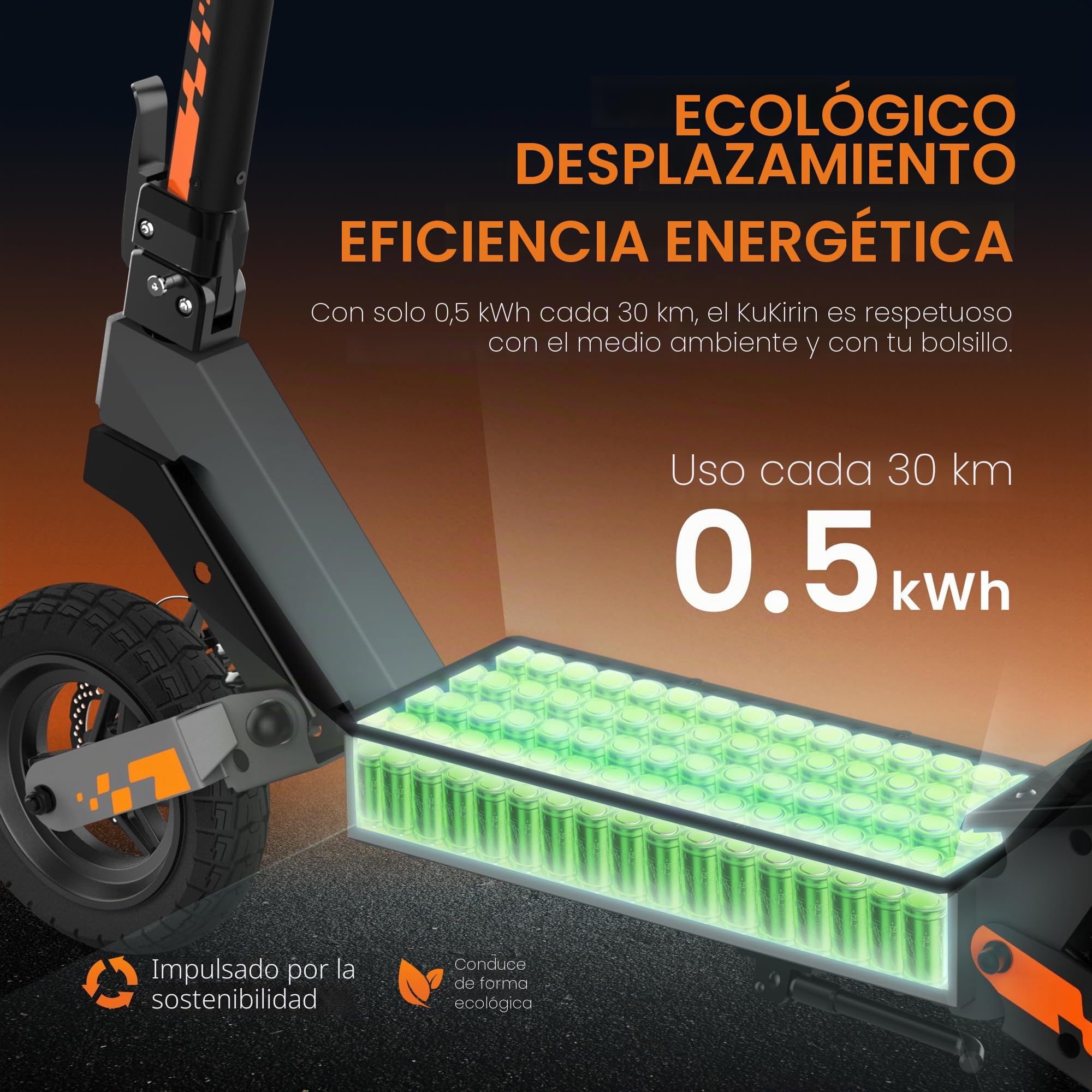 KuKirin G2 Master Patinete Eléctrico, Doble Motor, Batería 52V, Amortiguación Hidráulica, Pantalla LCD, Plegable, Manillar Ajustable, Luces LED