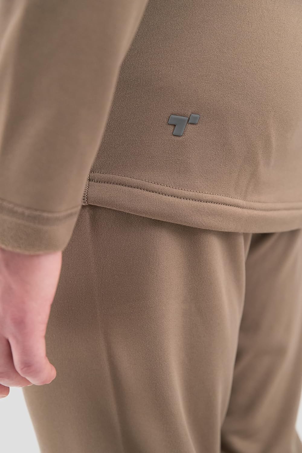 Terramar Men's Military Fleece Long Sleeve Crew