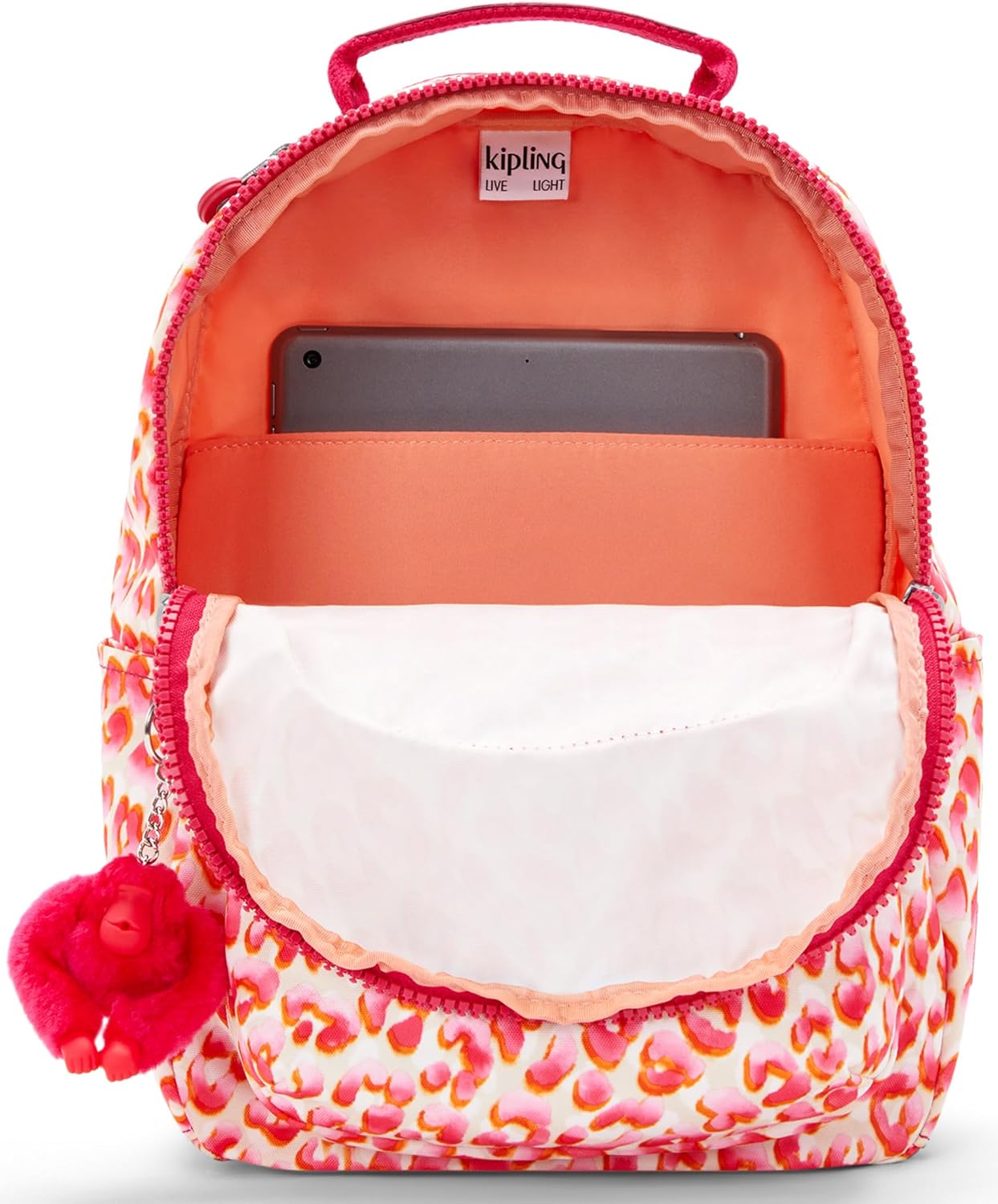 Kipling Women's Seoul Small Prt Tablet Backpack, Durable, Padded Shoulder Straps with Tablet Sleeve