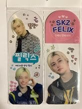 FELIX SKZ Skz Photo Bookmark Set of 2 Bookmarks, Bookmarks, KPOP Goods, Photo Trading Card Poka (Philix)