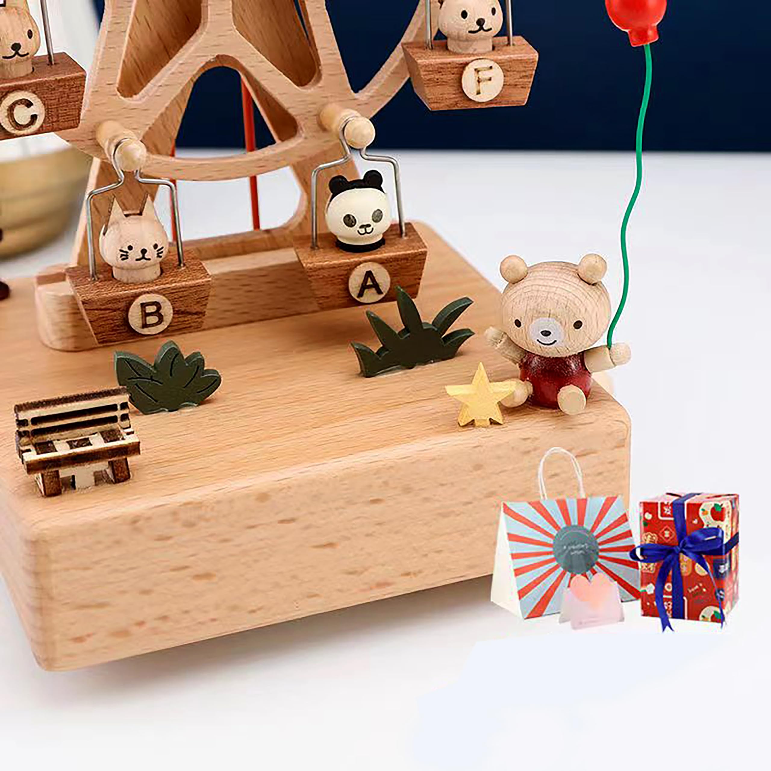 Amazon | 木製手作りmusic box 機械式オルゴール ミュージックボックス