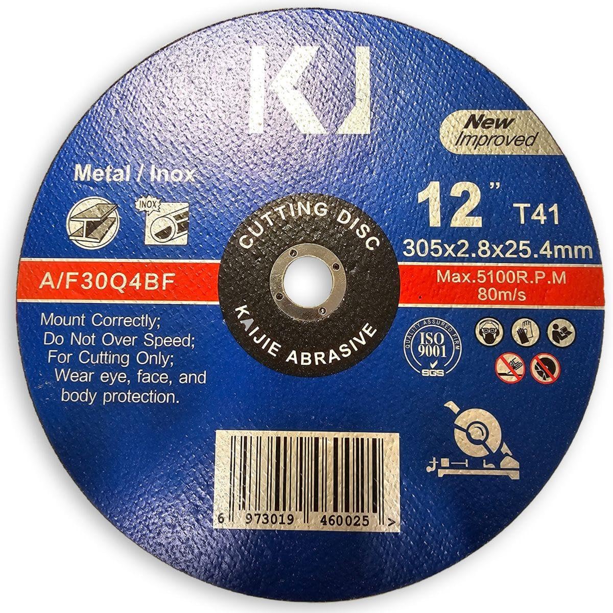 DISQUES A TRONCONNER METAL, INOX 305 x 2.8 x 25.4 MM - LOT DE 5 PCS