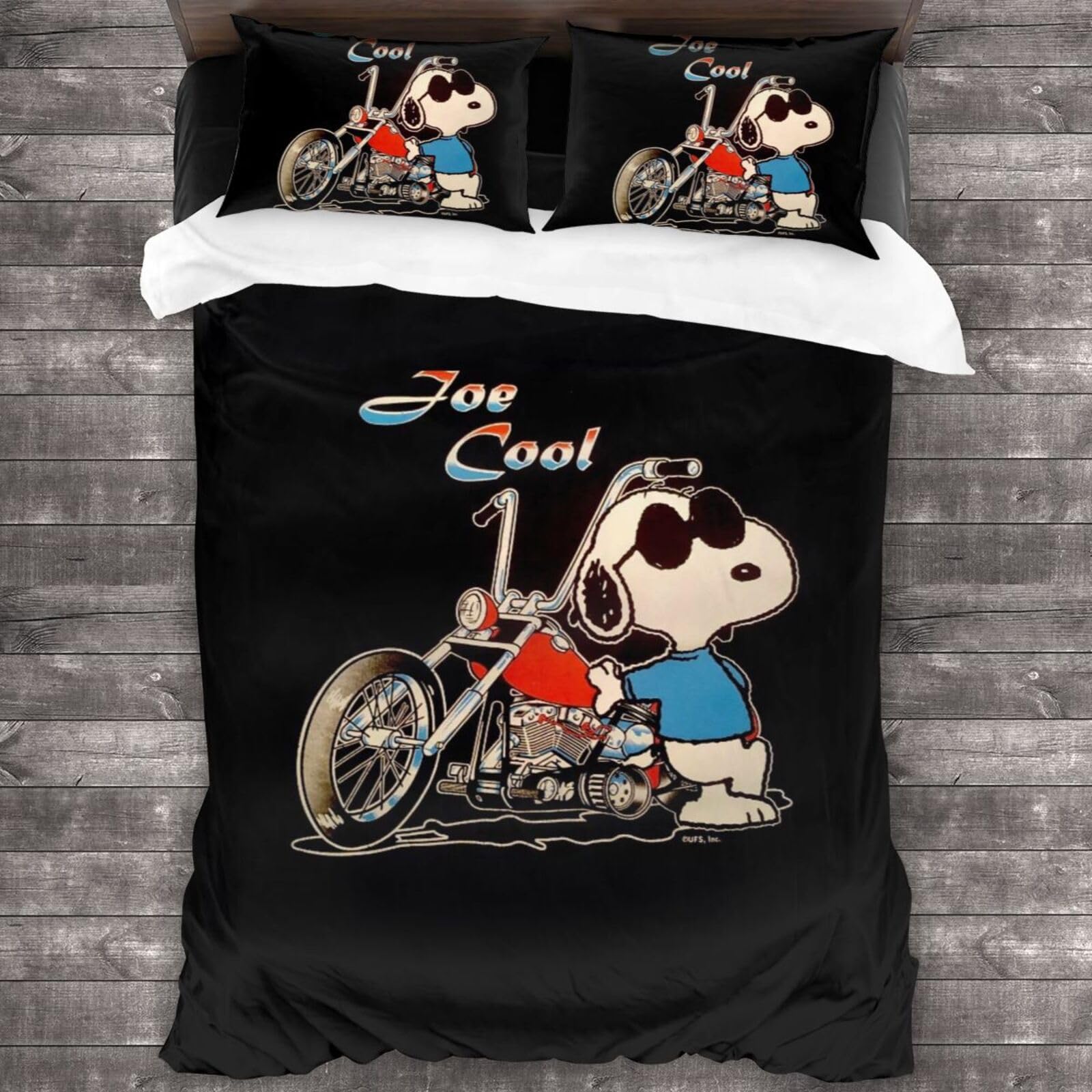 Amazon｜スヌーピー Snoopy 布団カバー 3点セット 寝具カバー 枕カバー 