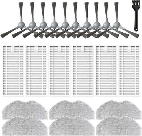 Kit de accesorios para ROPVACNIC S1, para Tipdiy G90, para betboyles V75S, para VIPSUN Z1, para piezas de repuesto de aspiradora robot PrettyCare