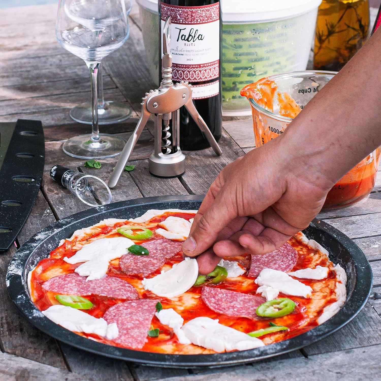 Westmark Germany Nonstick Pizza Baking Plate - Professional Pizza Crisper, 33cm