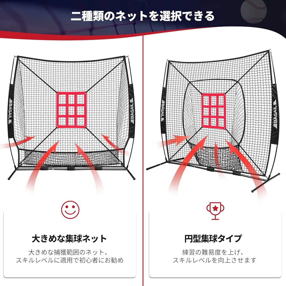 野球ネット 練習用 バッティングネット ピッチングネット スチール製 野球器具 Amazon.co.jp: ピッチングネット バッティングボックス付き 9穴