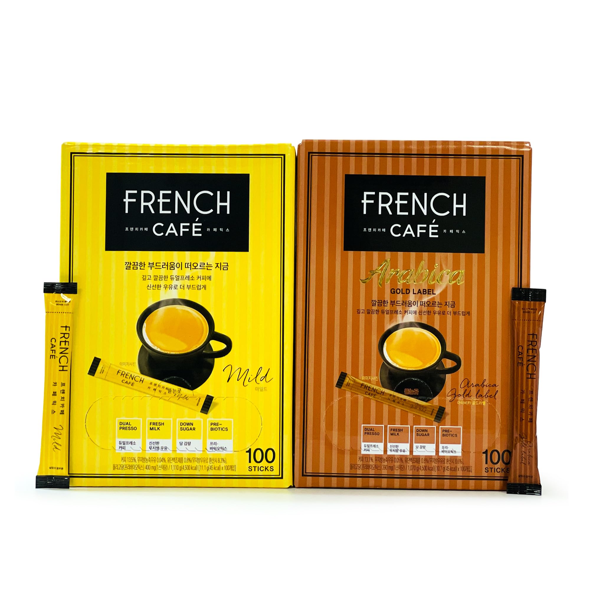 Buy Namyang French Cafe Instant Coffee Mix 100 Sticks, 2Flavor Gift