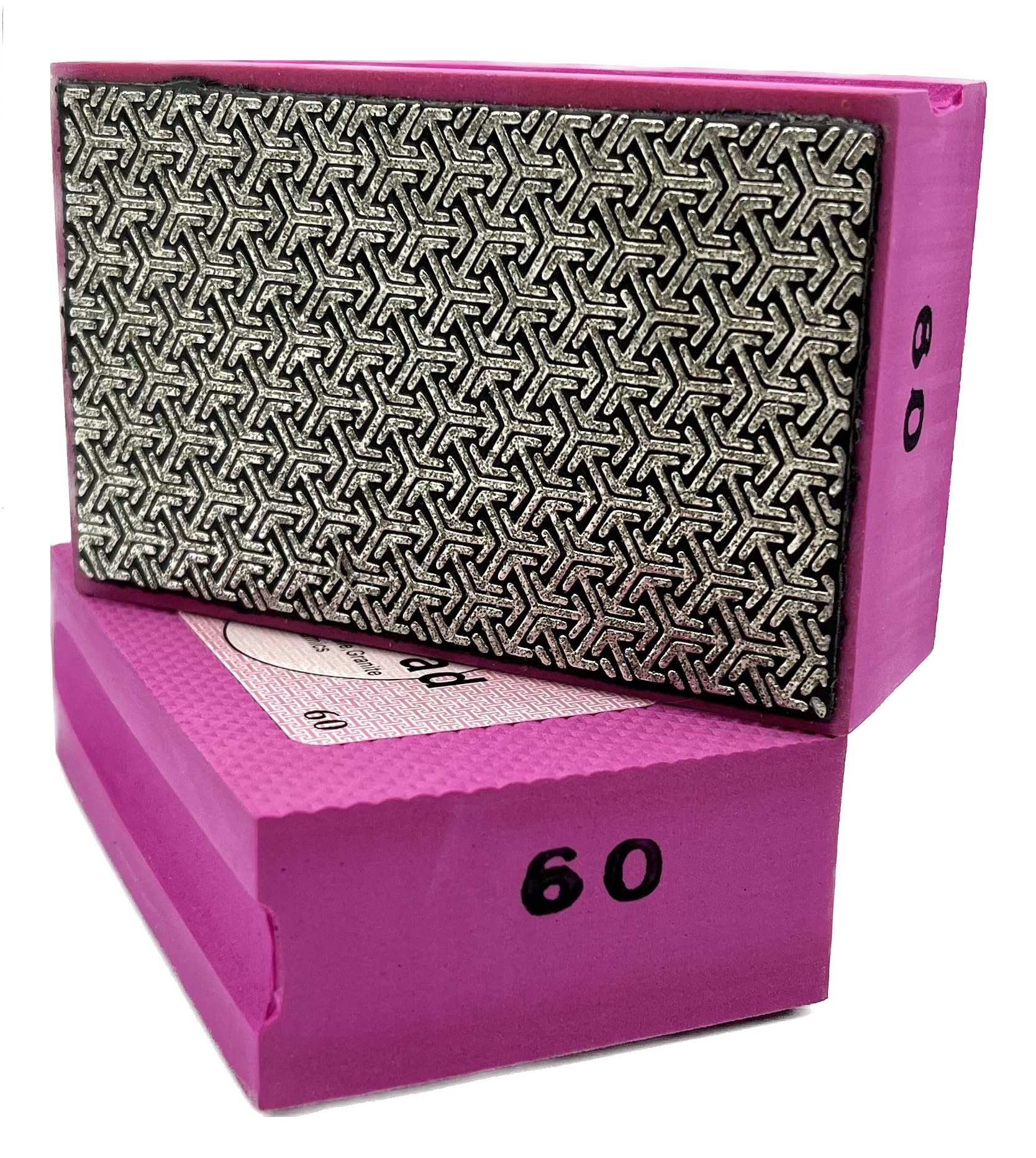 Diamante Handpad - Set di 7 fogli abrasivi (60, 100, 200, 400, 800, 1500, 3000)
