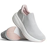 Women's Slip On Walking Sneaker丨Lightweight Breathable Tennis Shoes丨Knit Mesh Platform Zapatos para Mujer