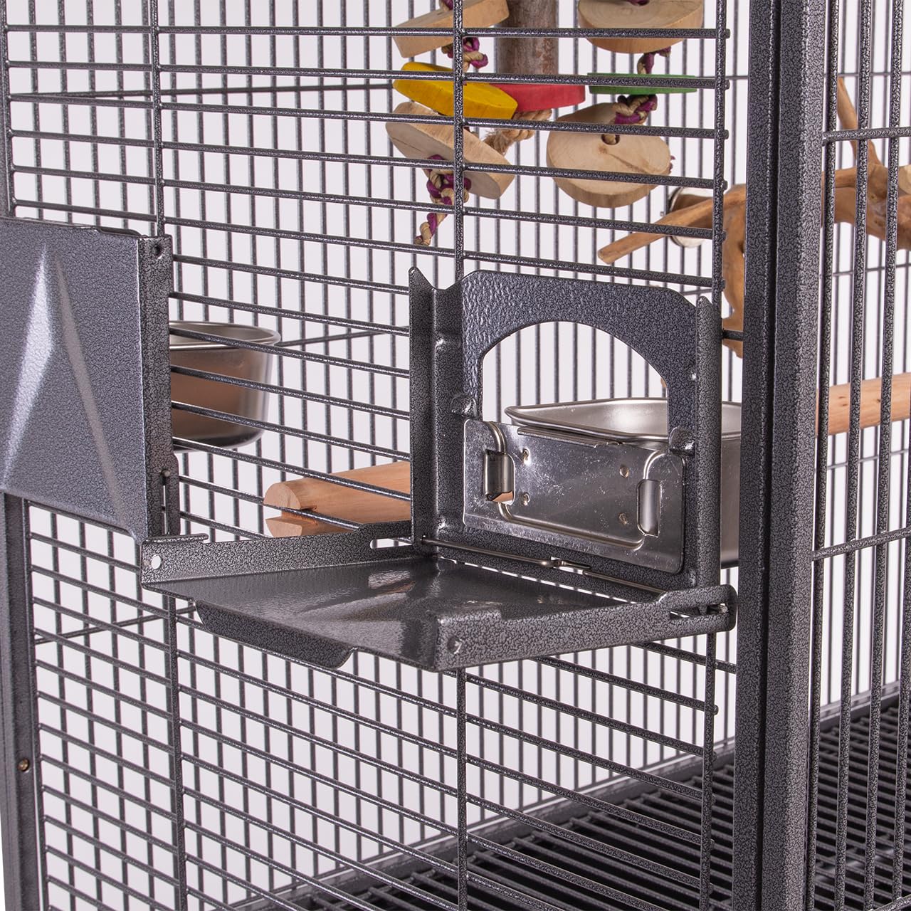 Montana Cages | Sittichkäfig, Käfig, Voliere, Vogelkäfig Mini San Remo - Antik DAS Allround-Talent