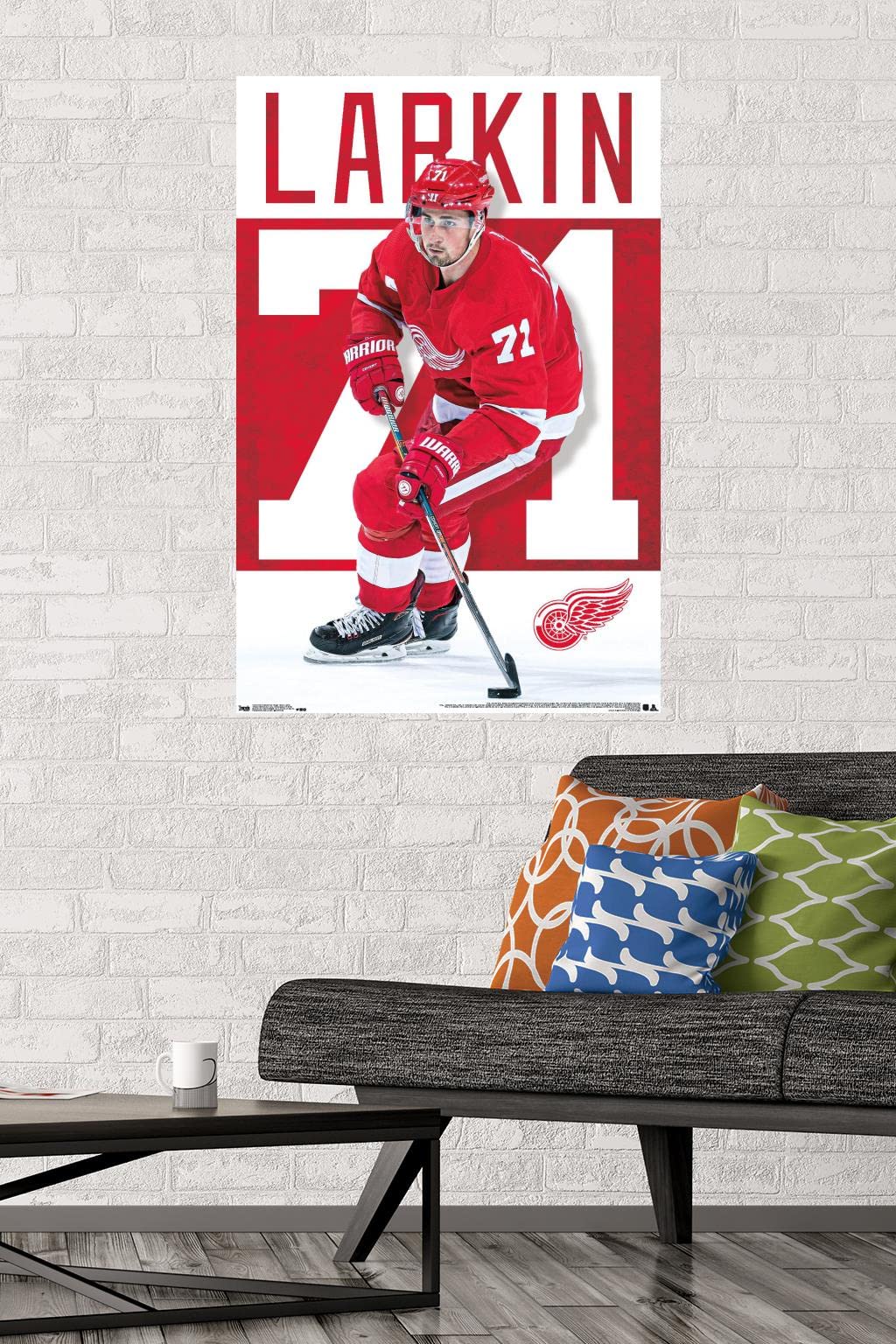 Trends International NHL Detroit Red Wings - Dylan Larkin Wall Poster, 22.375