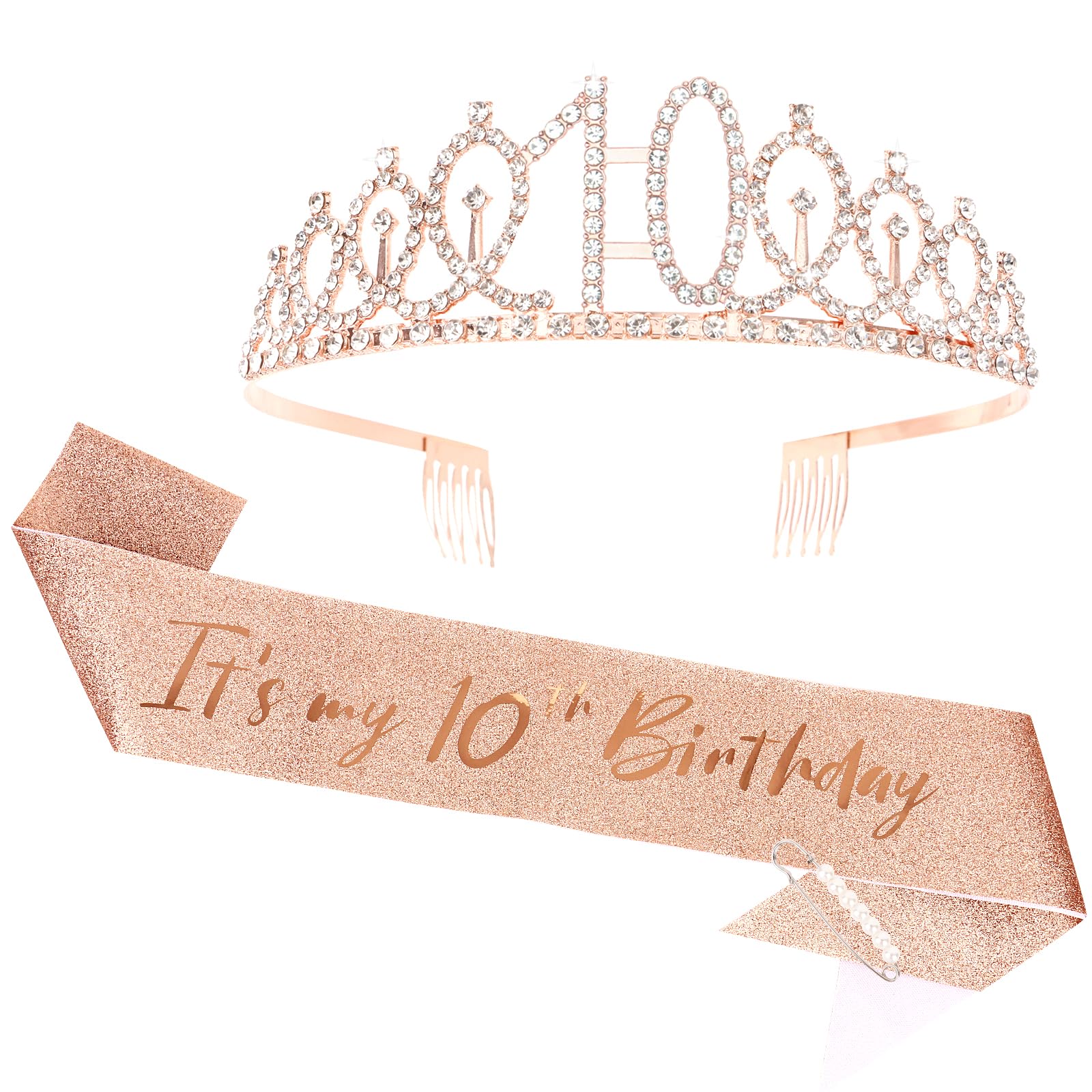 60th Birthday Sash & Tiara - Gold Crown '60 & Fabulous' -32