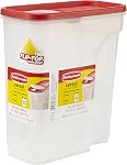 Rubbermaid Cereal Keeper Modular Pantry Food Storage Container, 4.3 L (18 Cup), 1 Count
