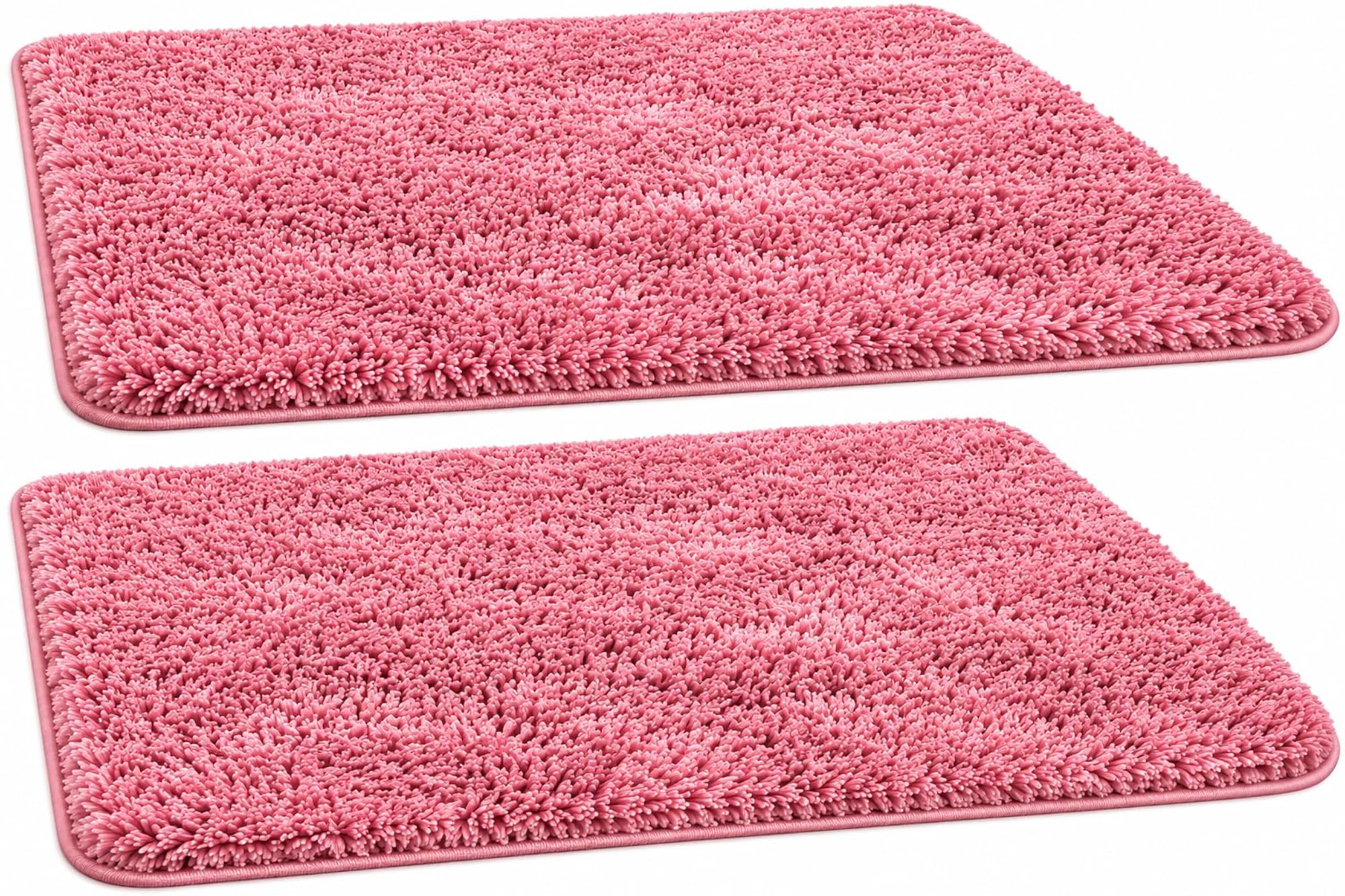Microfiber Solid Rectangle Anti-Skid Bath Mat