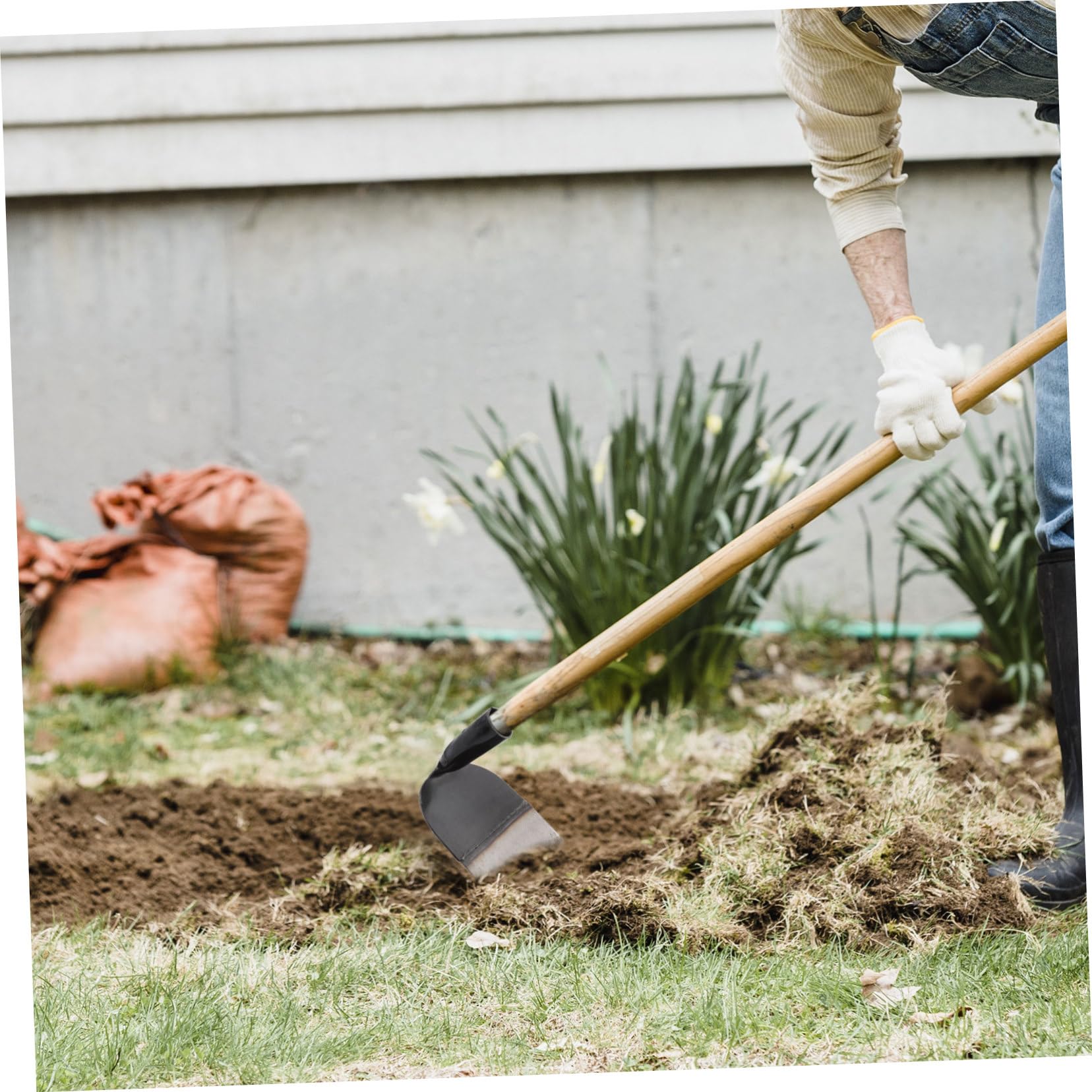 Strumento Cava da Giardino in Acciaio Inossidabile, per Diserbo e Orto | Uso per Giardinaggio e Semina, Resistente alla Corrosione e Ruggine, Struttura Antiurto Durevole