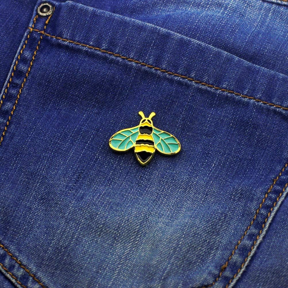 Honey Bee Enamel Pin - Nature Animal Mini Pin Badge Cute Wildlife Lapel Pin Jewelry