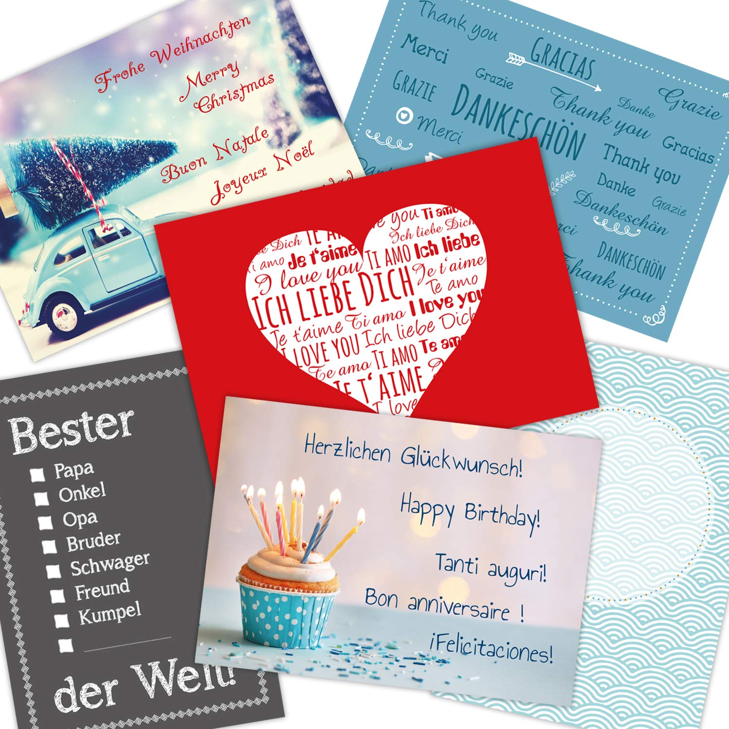 Bierset "Die Besten Biere Deutschlands" in Geschenkverpackung (9 x 0.33 l/ 0.5 l)
