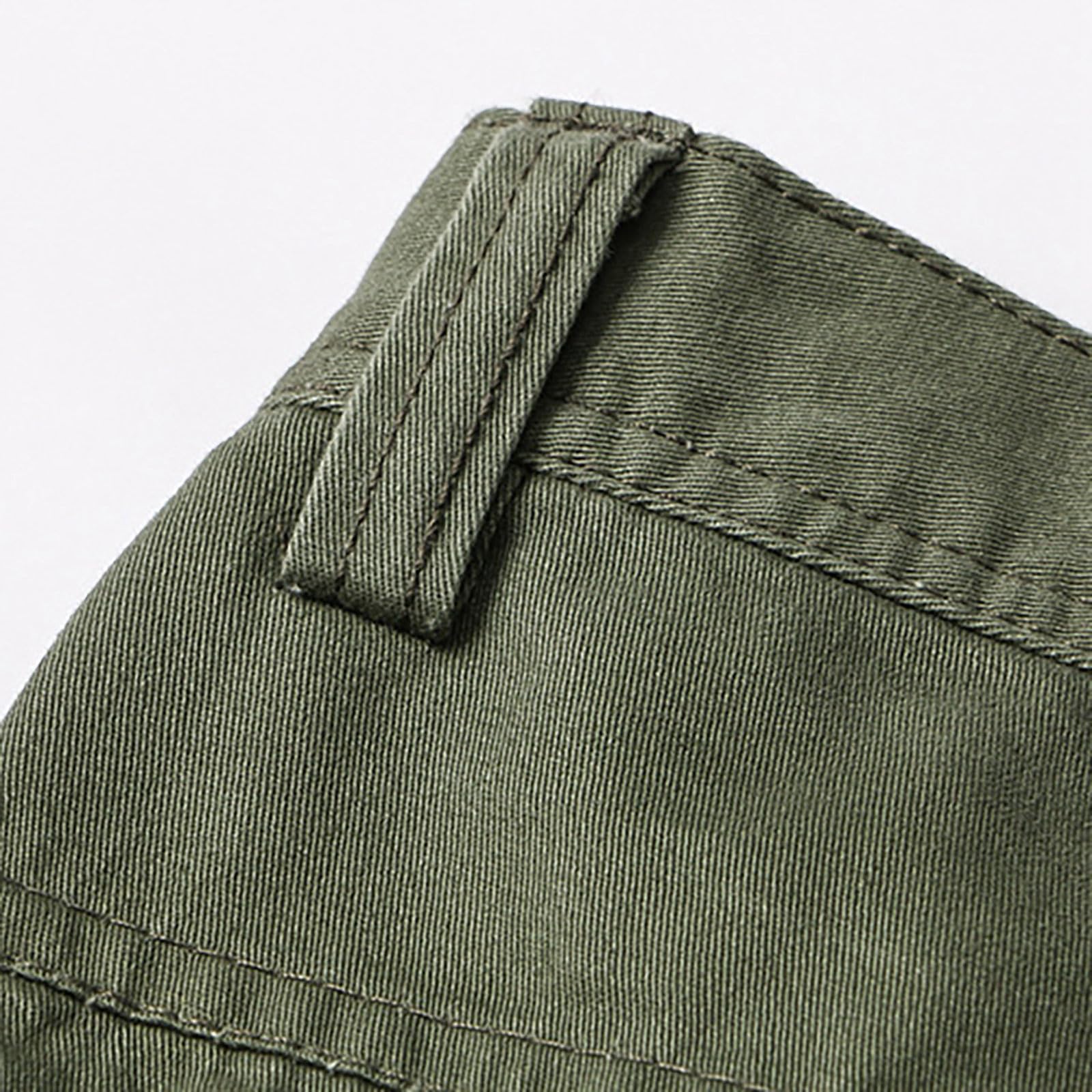 Modische Herren-Freizeithose mit Knöpfen Taschen, Lange Cargo-Hose
