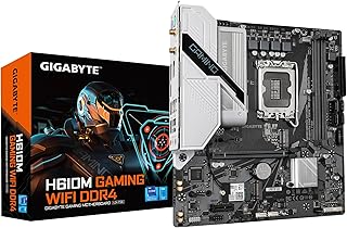 Gigabyte Placa Base H610M Gaming WF DDR4, Compatible con CPU Intel Core 14ª, VRM Digital híbrido 6+1+1, DDR4 de hasta 3200 MHz, 2 PCIe 3.0 M.2, Wi-Fi 802.11ac, GbE LAN, USB 3.2 Gen 1