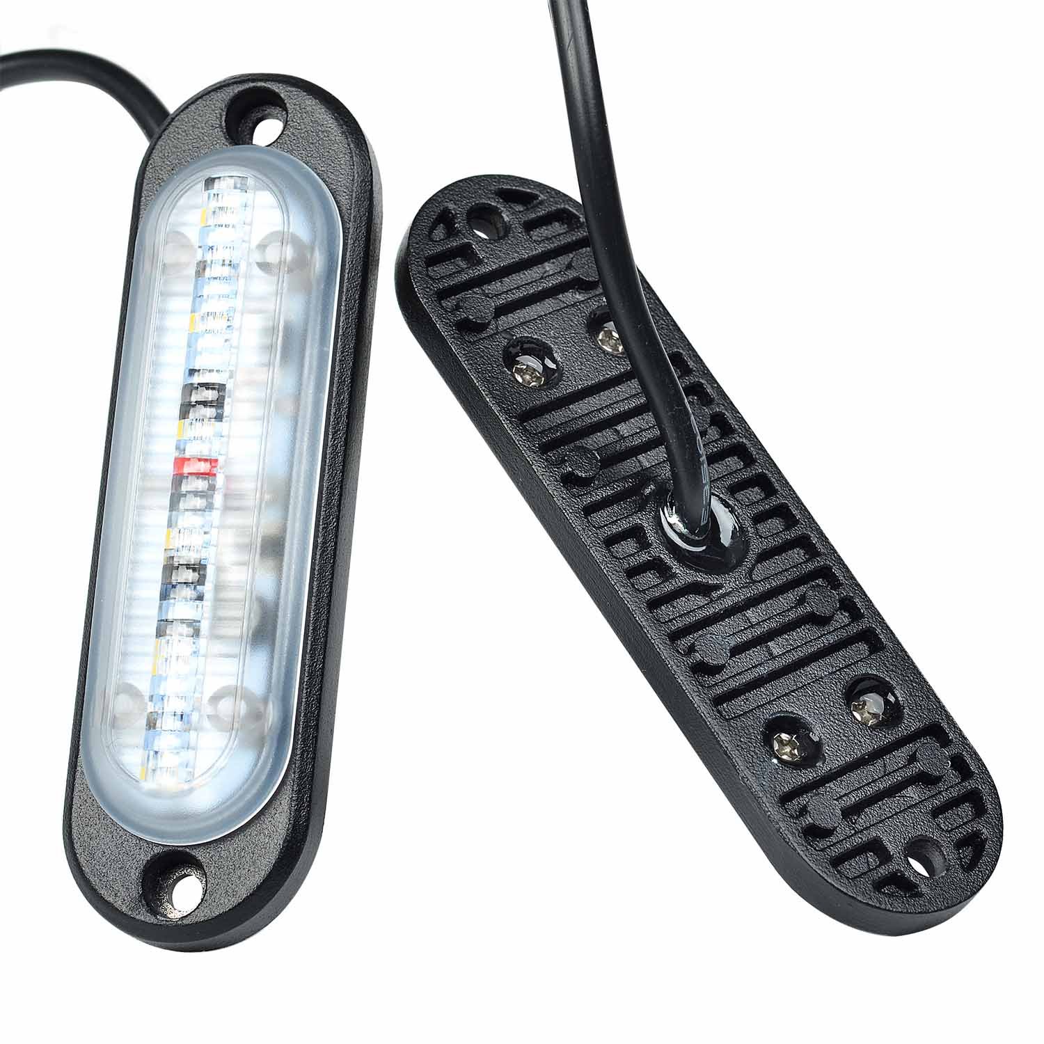 KAWELL universale 14,5cm super sottile 10-led Light bar off Road LED per ATV SUV mine Boat(10W DC10?30V 6500K 770LM)