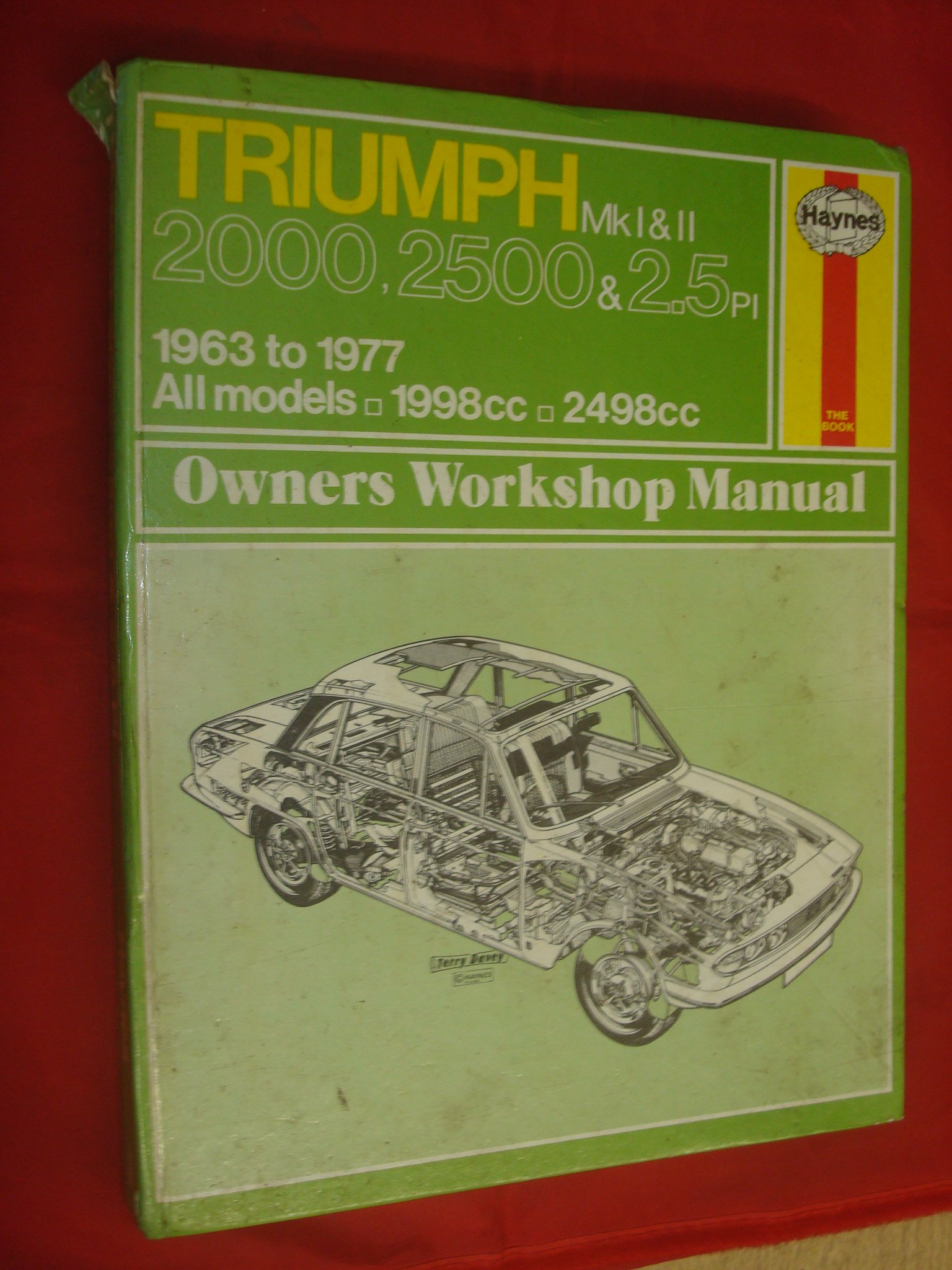 Buy Triumph 2000, 2500 and 2.5 PI Owner's Workshop Manual — BookShops.in