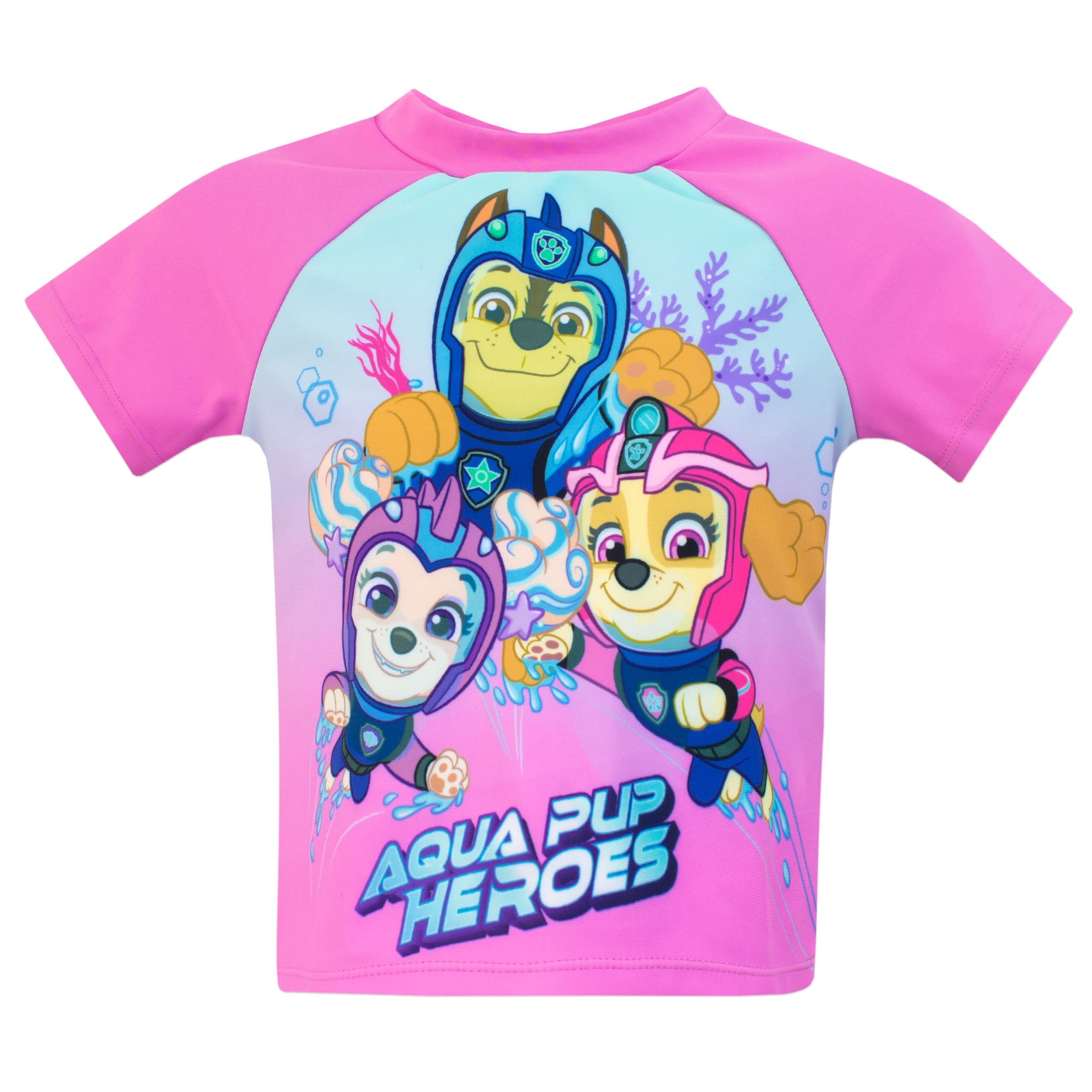 Paw Patrol Bañador Niña | Patrulla Canina Aqua Pups Traje de Baño 3 Piezas Set