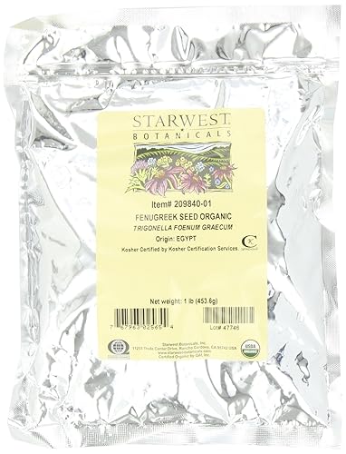 Miniatura 7 de Starwest Botanicals Fenugreek Granos de semillas orgánicas