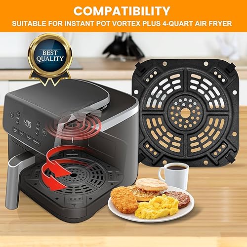 Miniatura 6 de Accesorios para freidora de aire Ninja AF141 Air Fryer Pro 4 en 1 AF142 Air Fry Max 5 en 1 5 cuartos de galón, piezas de repuesto de freidora de