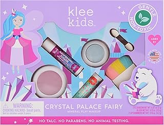Luna Star Klee Kids Play Makeup Kit. Gentle and Non-Toxic. Kid-Friendly. Made in USA. (Crystal Palace Fairy)