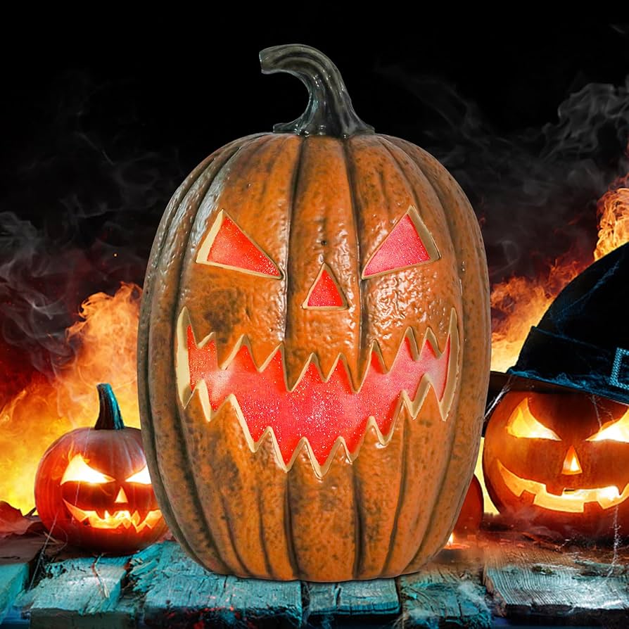 ハロウィン Jack-o'-lantern Abalone DA-11OG Amazon.com: Housoutil Hollow Out Jack-o-Lantern Orange Decor