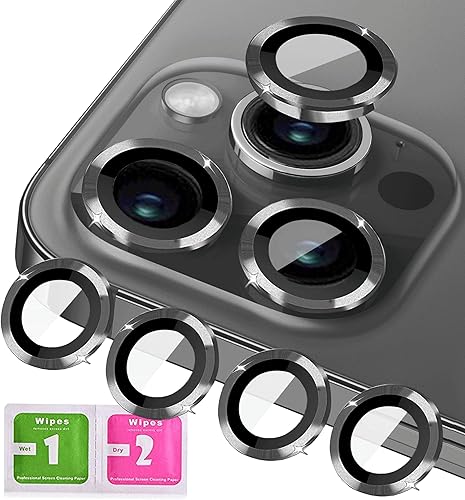 KONVOK 2 juegos compatibles con iPhone 13 Mini y iPhone 13, protector de lente de cámara de vidrio templado, protector de pantalla, accesorios de