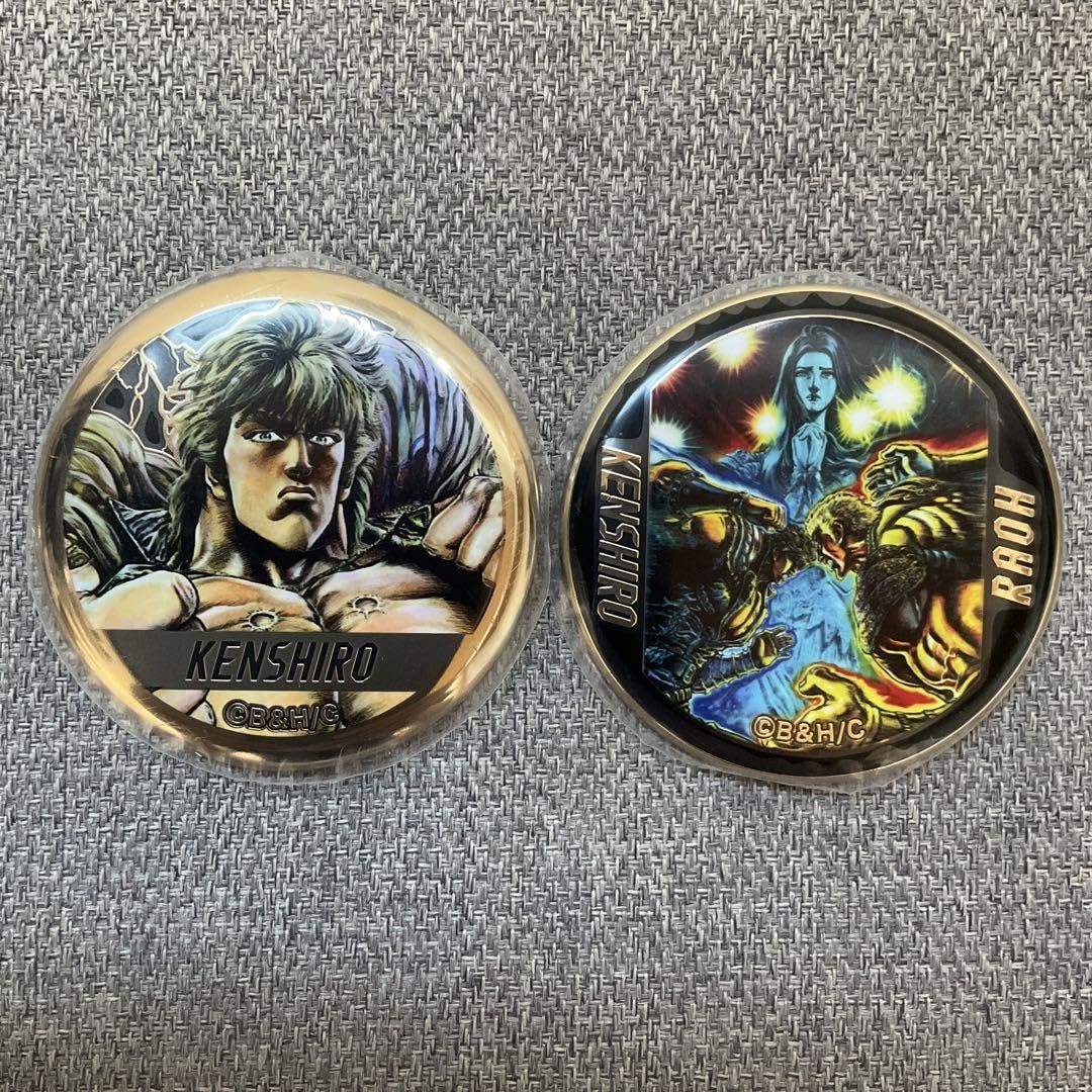 北斗の拳 グッズ 缶バッジ】北斗の拳40周年大原画展 メタルアート缶