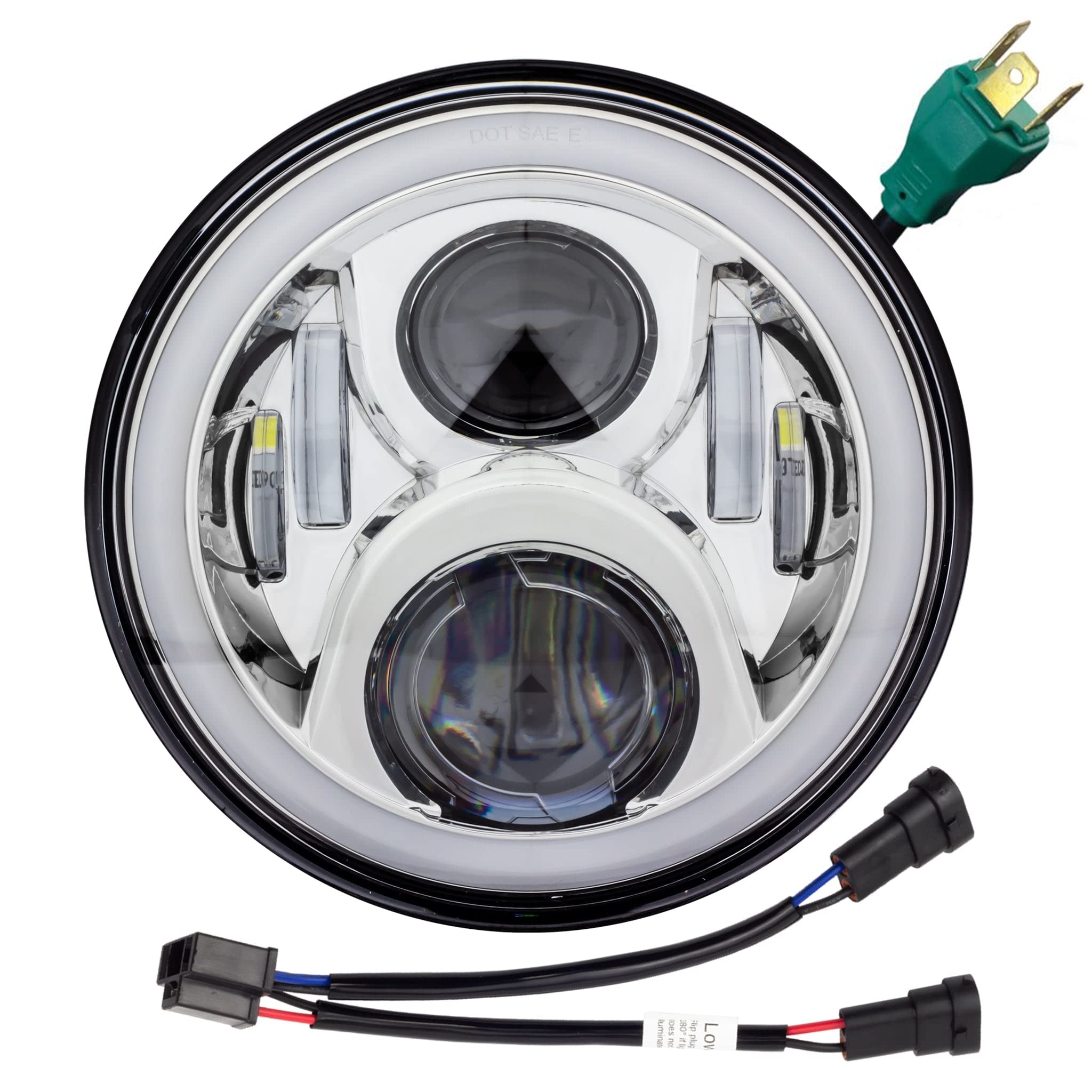 Amazon | Eagle Lights 8700CG2HP-899 7インチ LEDヘッドライト