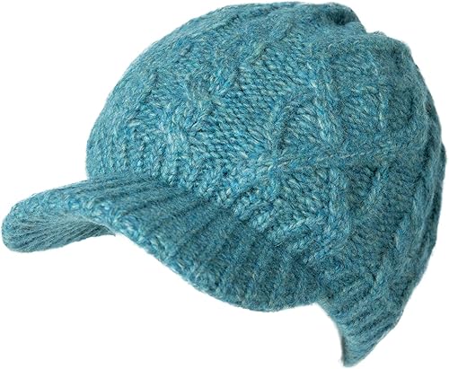 Miniatura 6 de Comhats - Gorro de 50100  lana con visera tejido para el invierno y el clima frío
