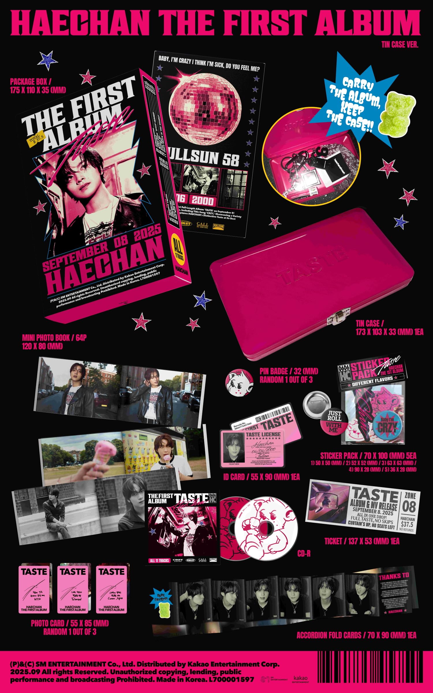 Amazon.co.jp: N'CT Haechan ヘチャン TASTE 1st Album アルバム with Amazon.co.jp: N'CT Haechan ヘチャン TASTE 1st Album アルバム with