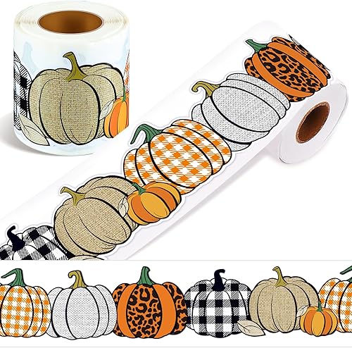 Bordes de tablón de anuncios de 65.6 pies, decoración de borde de anuncios de otoño, bordes de tablón de anuncios de Halloween, decoración de aula