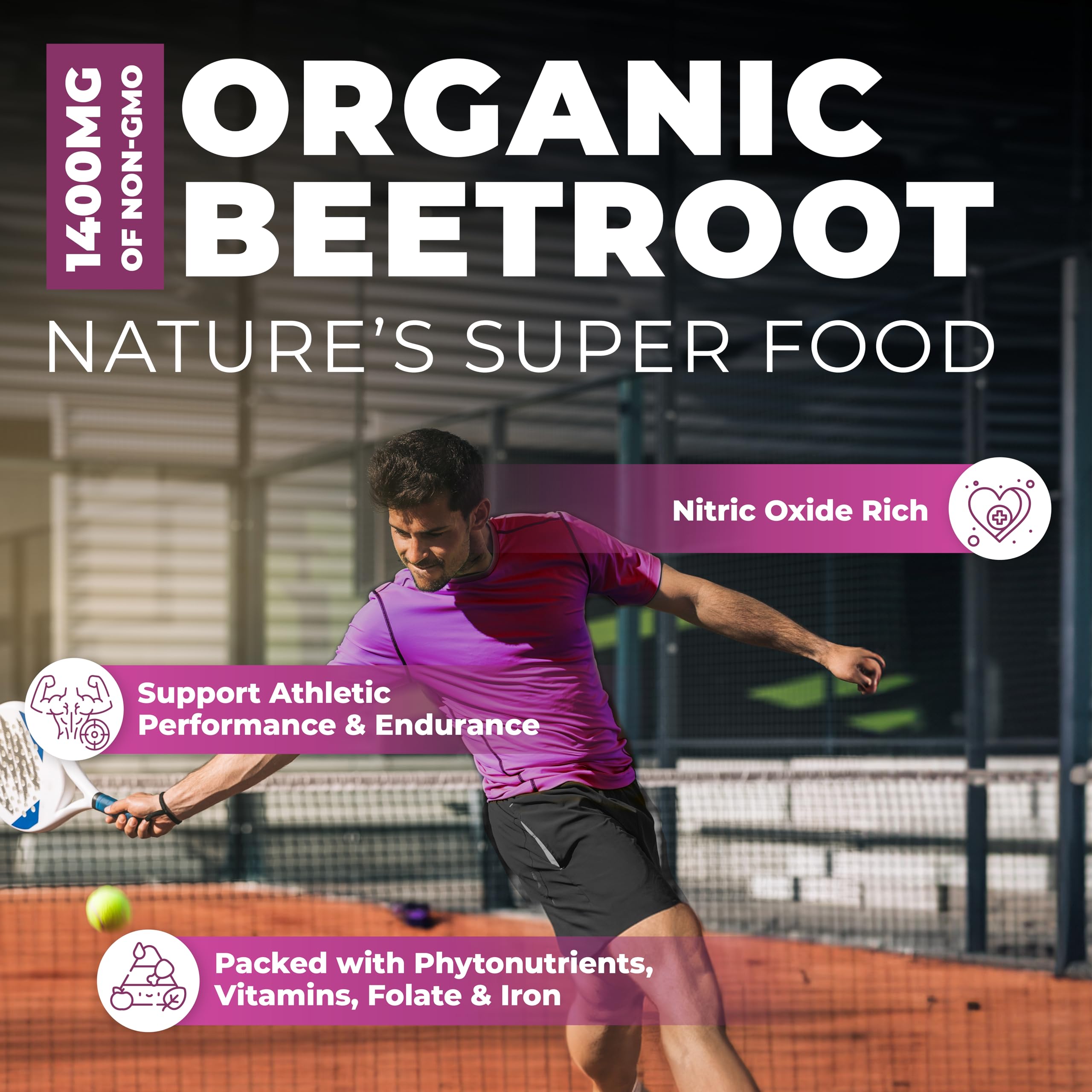 DH Nutrition *BONUS SIZE* 160 Capsules of High Potency Organic Beetroot Powder | 1,400mg per serving (700mg per capsule x2) | Energy Support | Antioxidant Support | A Natural Super Food | Canadian Made in use