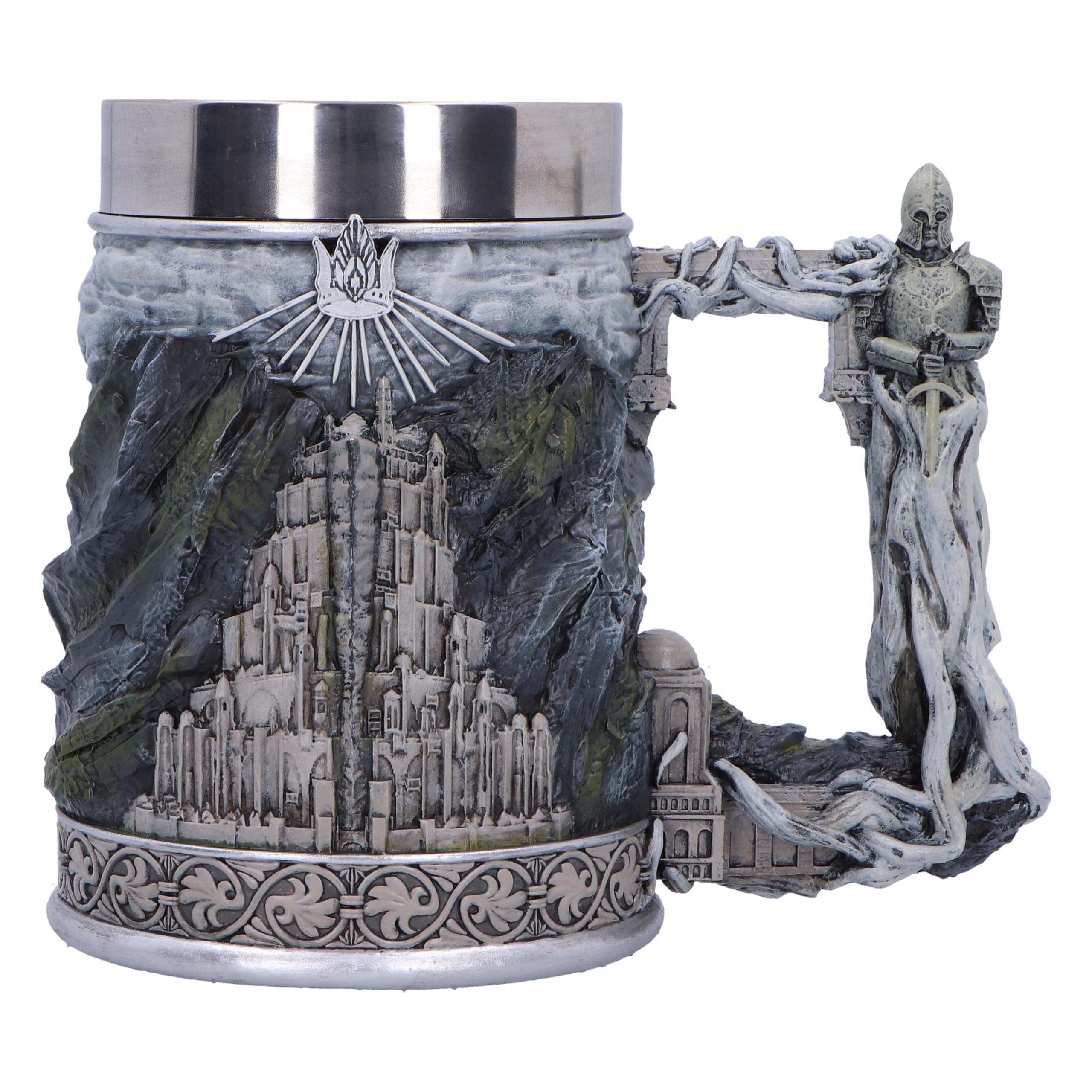 Blue Pirate White Lord Of The Rings Gondor Tankard 15.5Cm