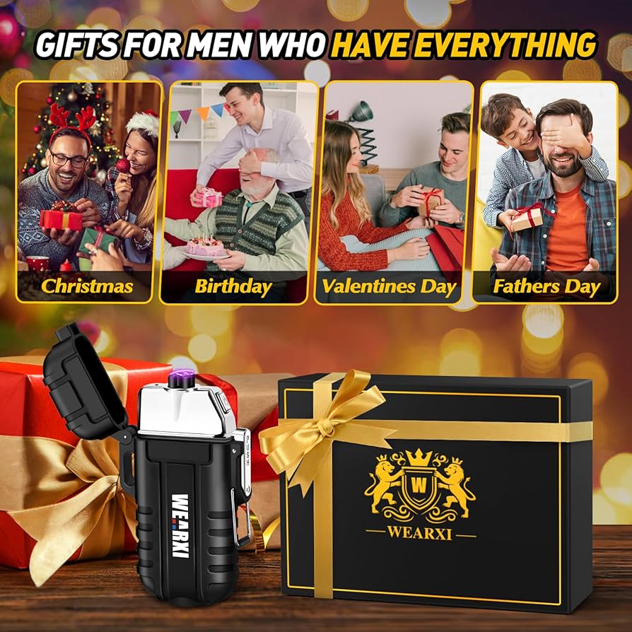 REWIRE & ステッカーセット Amazon.com: WEARXI Gifts for Men Electric Lighter, Birthday