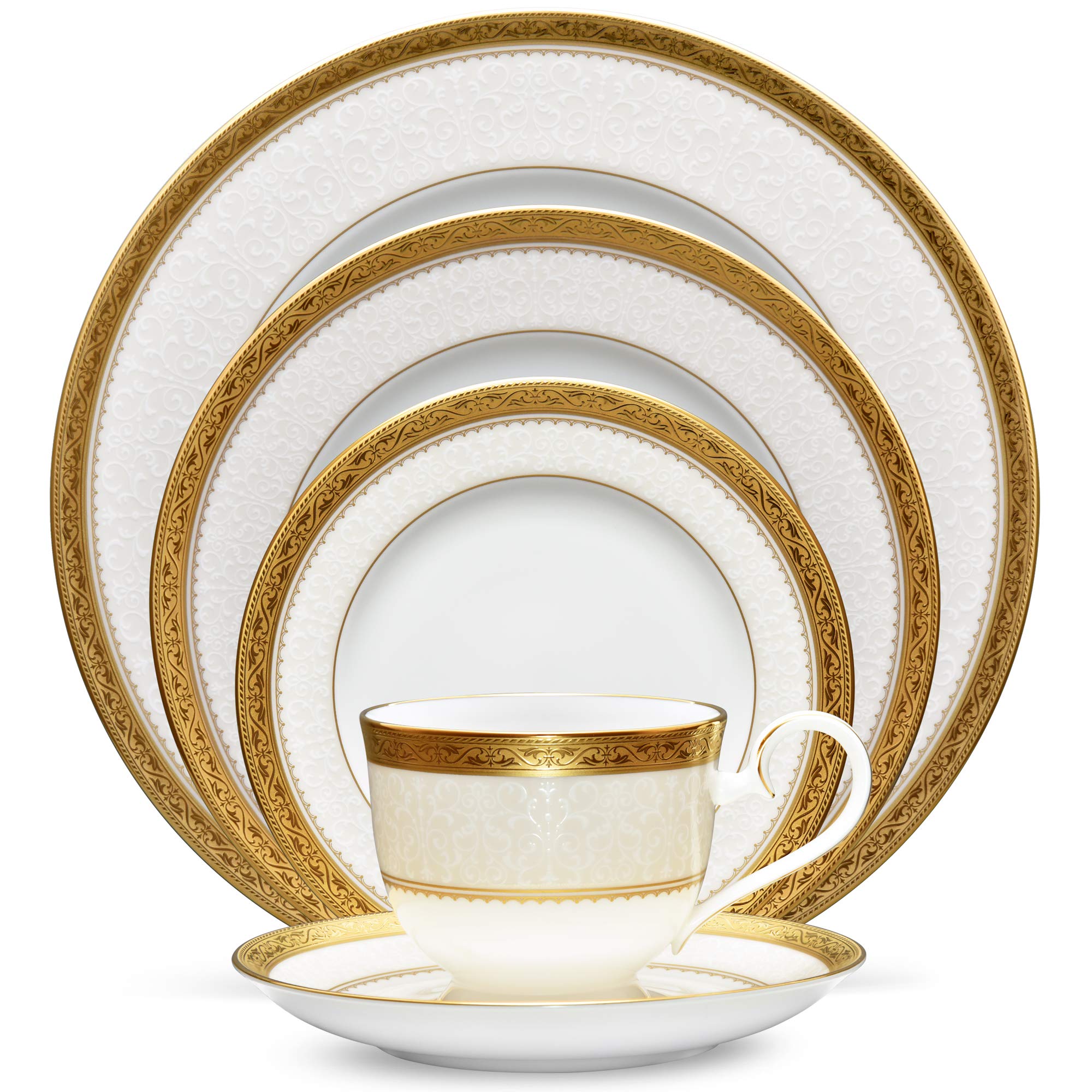 Noritake Odessa Gold 5-Piece Place Setting